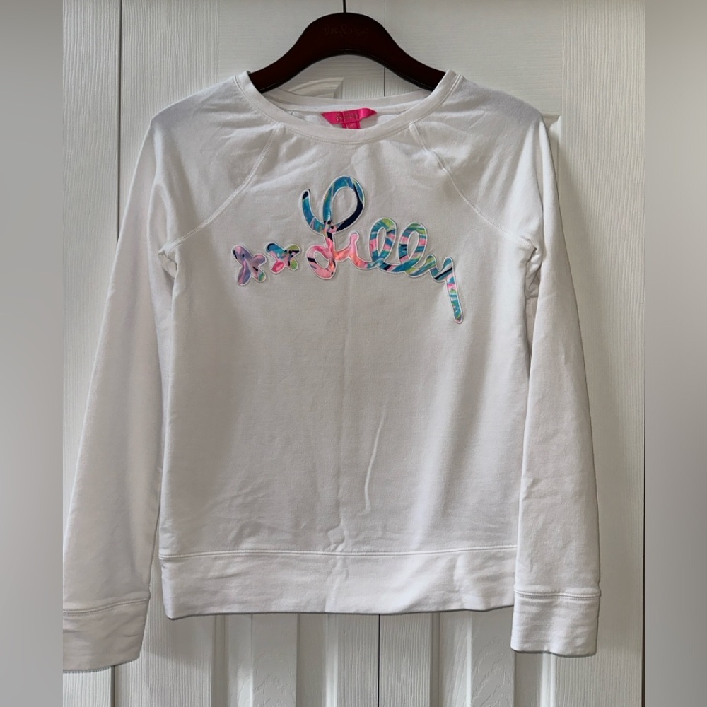 Lilly Pulitzer Women's XS Elliana Pullover Long Sleeve Shirt Multi Bermudaful